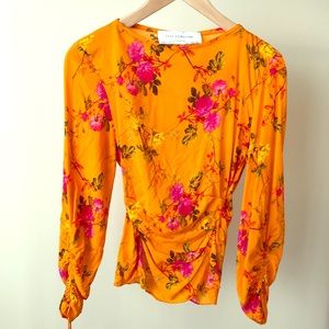 Fabulous Orange Flower Top